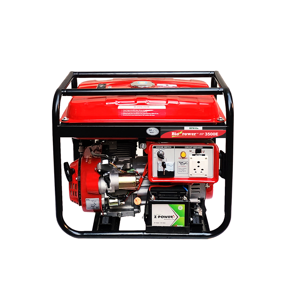 3 KVA Portable Generator, Petrol Run, Recoil & Self Start, Model HP-3500E